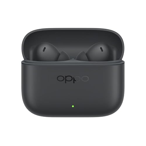 OPPO Enco Buds 3 Pro Negro, hasta 54 Horas de Reproduccion, Resistencia al Agua y Polvo IP55, Bluetooth 5.4, hasta 10 Metros de Rango, Carga Rápida 10m Dan 4 Horas, Case Puerto Tipo C, Enco Master EQ
