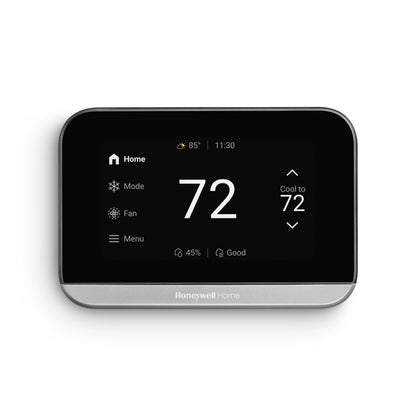 Honeywell Home X7S - Termostato Inteligente con detección Avanzada de ocupación, monitoreo de Humedad y Pantalla táctil Personalizable, Color Negro