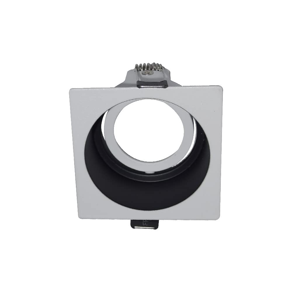 Tecnolite Lámpara Downlight Empotrable, Potencia Máx. 60 W, Base GX5.3, Foco MR16 no incluido