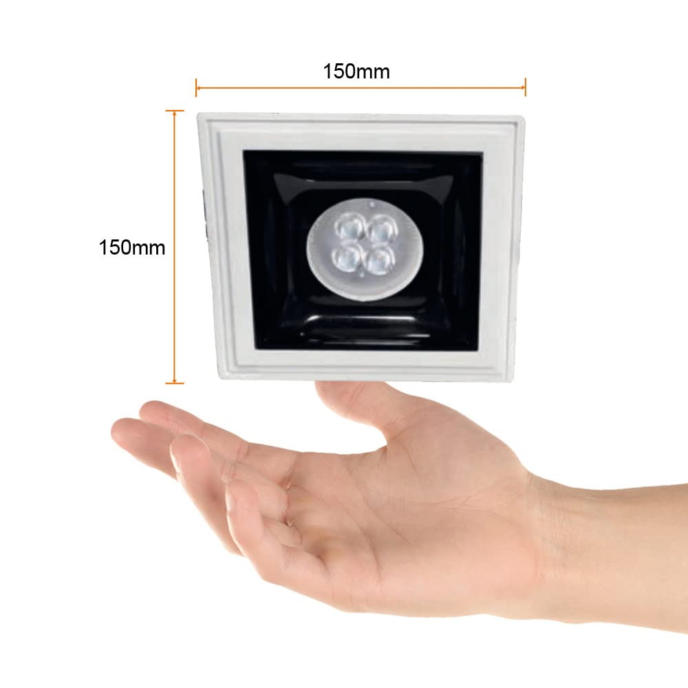 Tecnolite Downlight, Empotrable oculto, Base GX5.3, Para foco MR16, Interiores