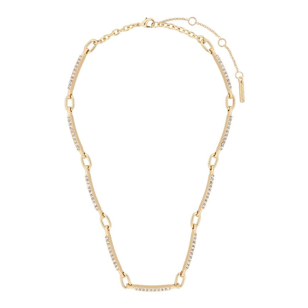 Nine West Collar Dorado Circular Para Mujer