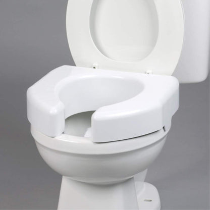 ableware Basic parte delantera abierta asiento de inodoro elevado (725790000)