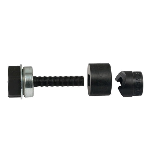 Klein Tools 53728SEN Sacabocados de 1/2". | Realiza orificios precisos con menor esfuerzo; corta acero, aluminio, fibra de vidrio y plástico para agilizar instalaciones.