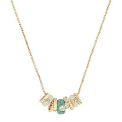Anne Klein BoxSet Collar Y Aretes Dorado Para Mujer