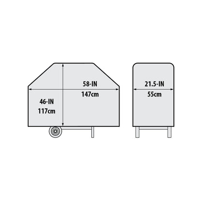 Broil King 67487 Select - Cubierta para Parrilla (58 Pulgadas), Color Negro