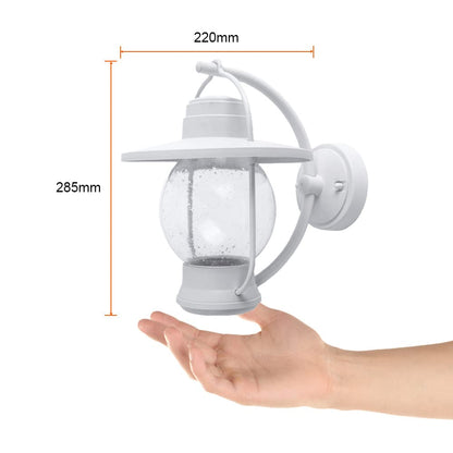 Tecnolite Lámpara de Pared Arbotante Tipo Farol Exterior, Ideal Zona Costera 60 W, Base E27, IP44, No incluye foco