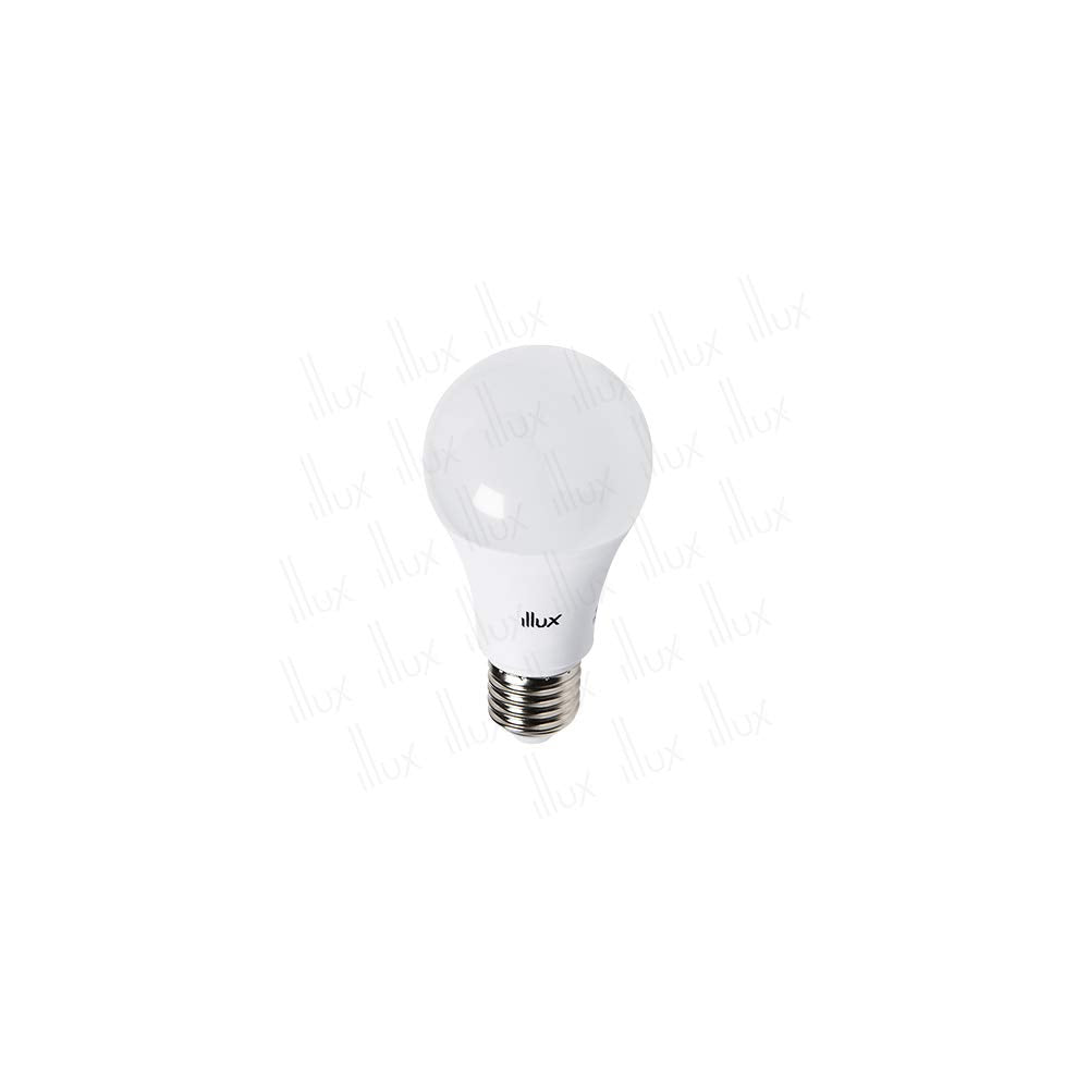 ILLUX 4 Piezas Focos LED Base E26 Luz Cálida 3000K 9W 800 lm Paquete FL-10A19.KIT30