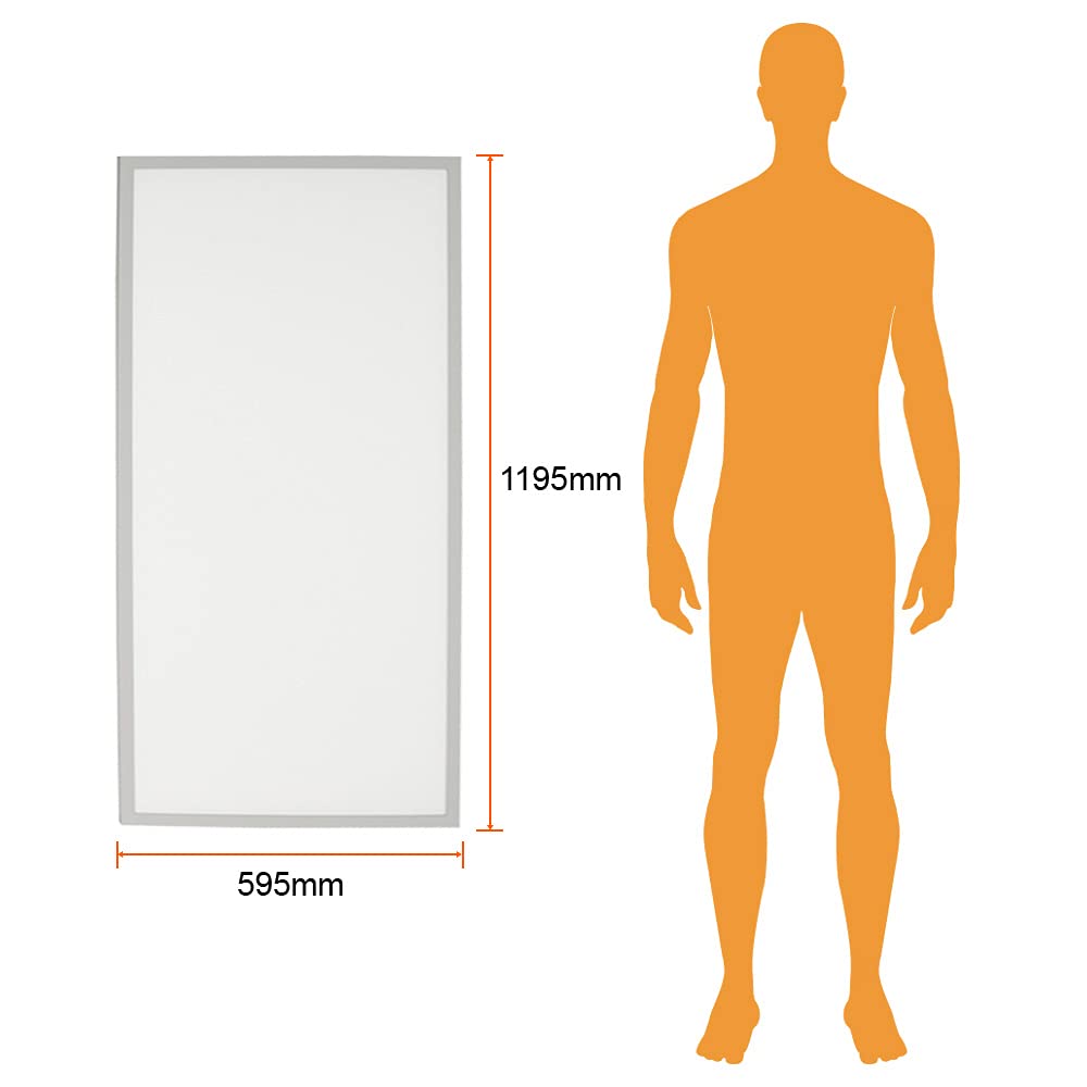 Tecnolite Panel LED 2x4 Suspendido/Empotrable PAN-LED/60/40/S, 60 W, Luz Blanca Neutra
