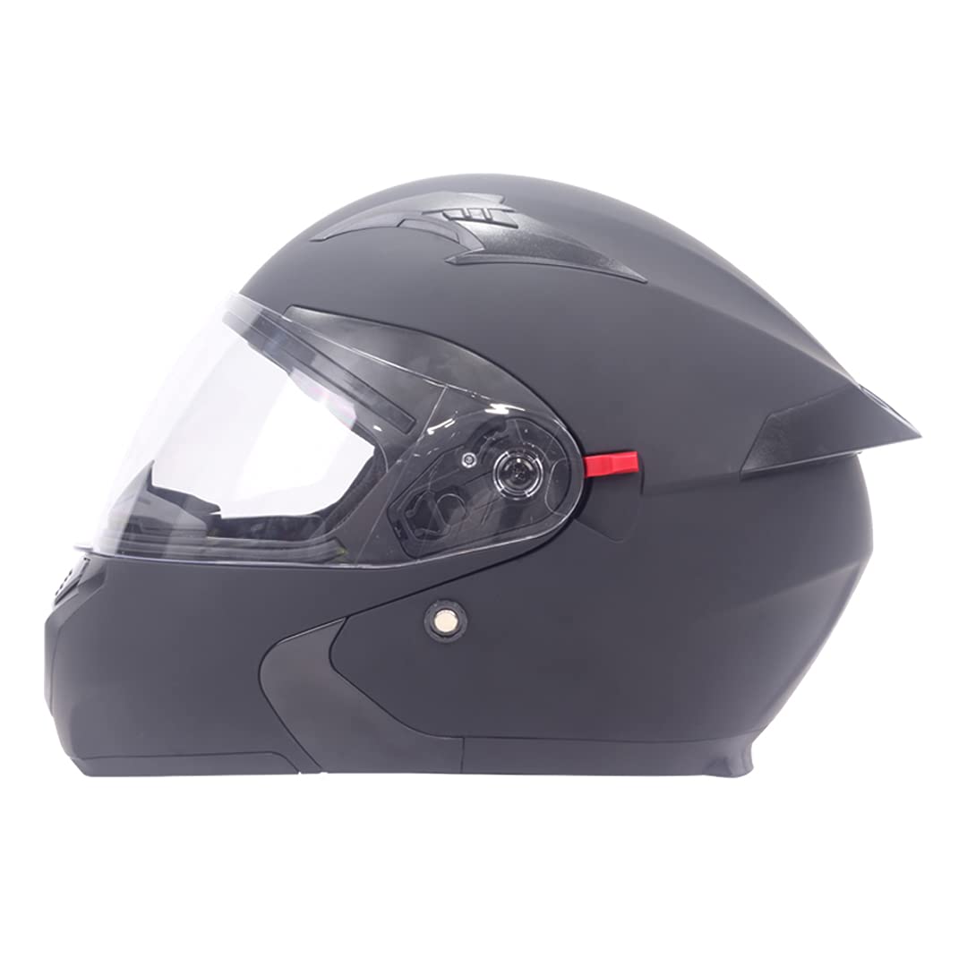 Edge Pilot Casco Abatible Motocicleta Certificado Dot Visor Doble Antivaho XL