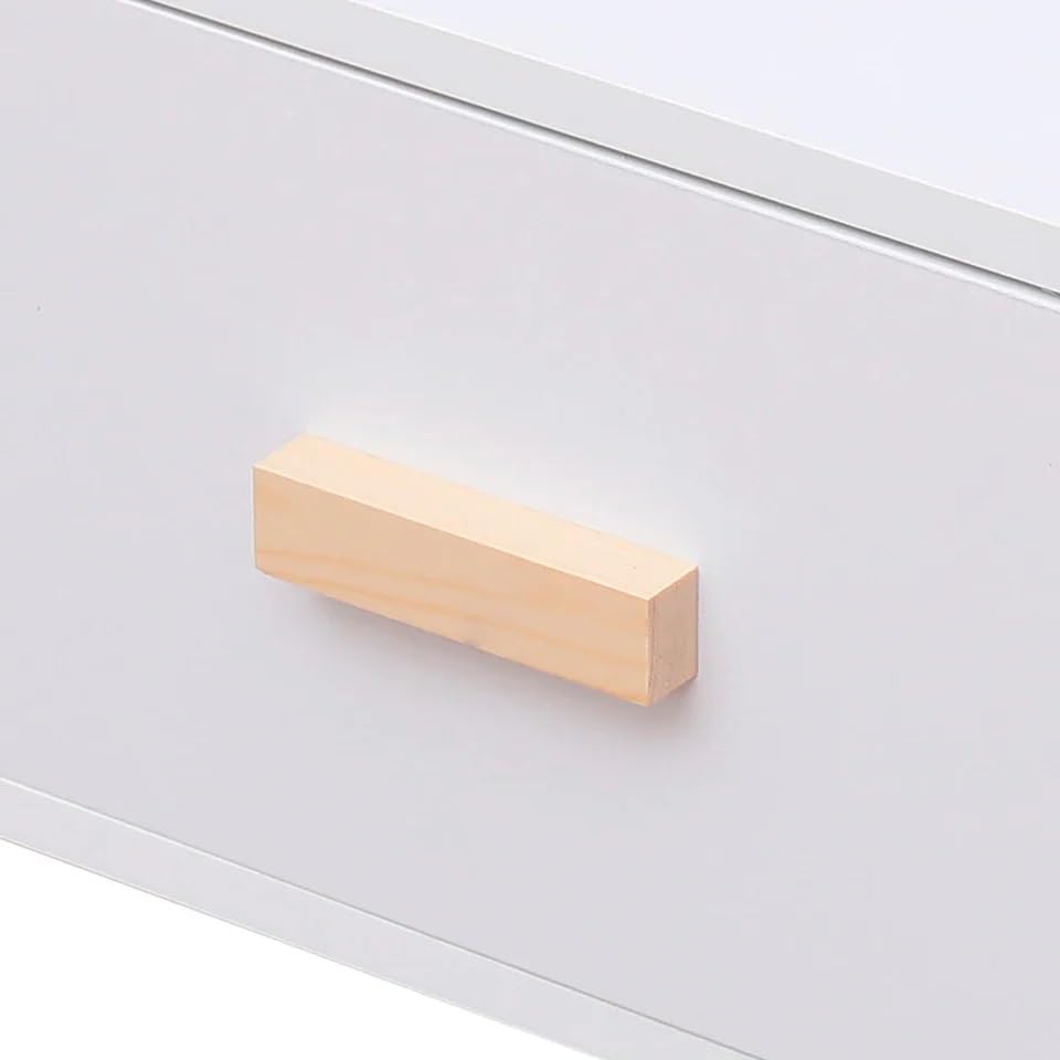 ALTEREGO - Buró infantil nórdico Klem, Color Blanco y Madera