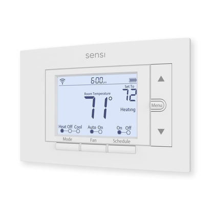 Sensi Emerson Termostato Inteligente Wi-Fi para Smart Home, versión Pro, Funciona con Alexa, Certificado Energy Star