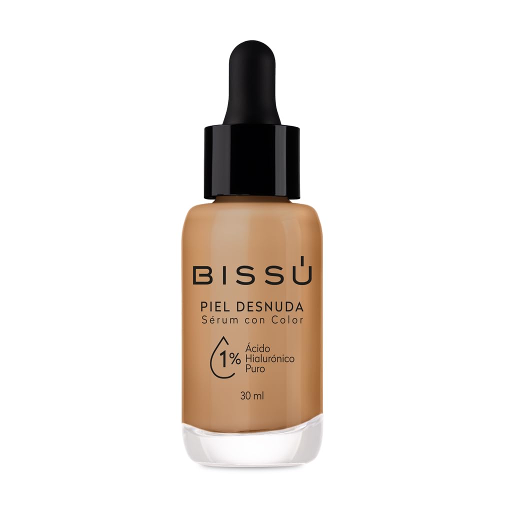 Bissú Sérum con Color Piel Desnuda Tono 06 Místico, Ácido Hialurónico, 30 ml - 08 MAR - 30ml