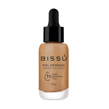 Bissú Sérum con Color Piel Desnuda Tono 06 Místico, Ácido Hialurónico, 30 ml - 08 MAR - 30ml