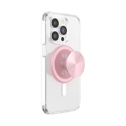 PopSockets PopGrip para MagSafe, Agarre magnético y Soporte para teléfono, Parte Superior Intercambiable, Agarre Seguro para iPhone MagSafe, Soporte para visualización Manos Libres, Compatible con