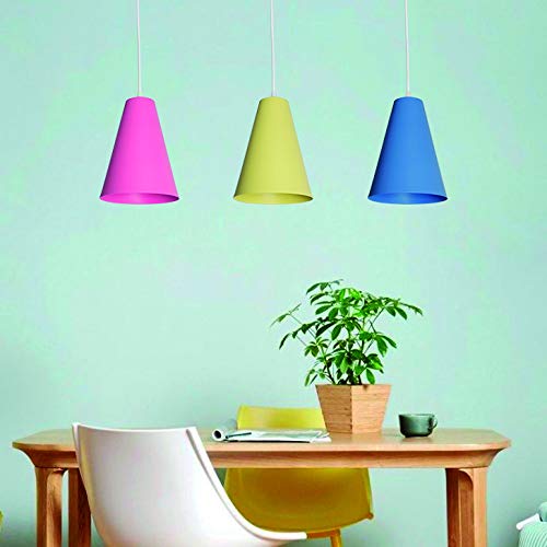 Maxxi MX-CL1820-5 Candil de Acero, color Amarillo