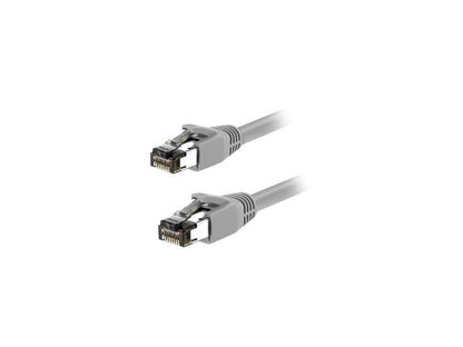 Nippon Labs Cable de Red Ethernet Cat8 Blindado - Cat8-1FT - Gris