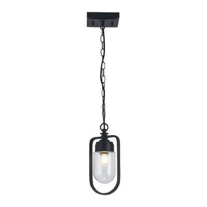 Tecnolite Lámpara Colgante de Cristal 1.50 m de Altura, Potencia Máx. 60 W, 1 Base E27, No incluye foco