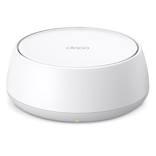 TP-Link Deco BE22(3-Pack) Router Mesh WiFi7 BE3600 Cobertura 600m² - Doble Banda 3.6 Gbps - 2 Puertos Gigabit - Roaming IA para Moverte Sin Perder Conexión - App Deco - Conecta 150 Dispositivos