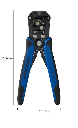 Klein Tools 11061 Pinza Pelacables/Cortacables de ajuste automático para cable sólido de 10-20 AWG y cable trenzado de 12-22 AWG