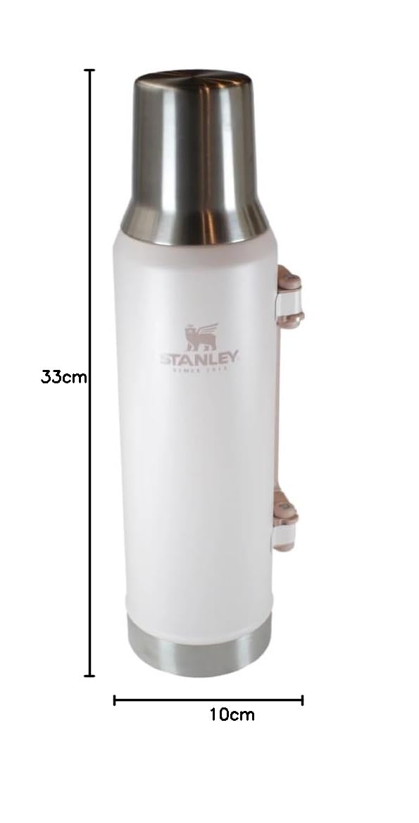 Stanley Classic Mate Termo 1.2 L | Acero Inoxidable Rosa, tapa multiusos, asas plegables, capacidad 1.2 Lt, garantía de por vida