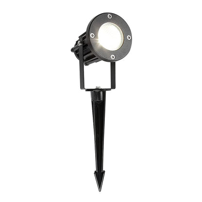 Tecnolite - Lámpara con Estaca LED Jardín 8 W, Luz Blanca Neutra, IP65, No atenuable, LED integrado