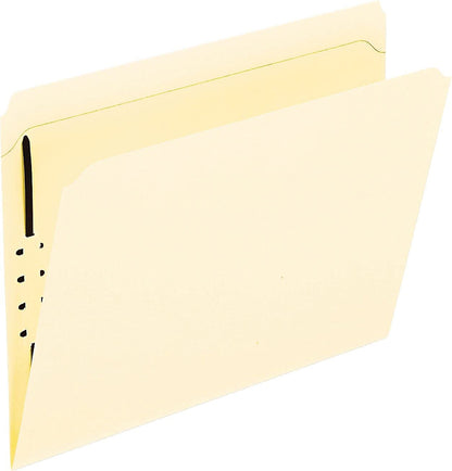 Pendaflex - Carpetas de sujeción, 2 cierres, tamaño carta, Manila, 1 cierre, Beige, Straight Cut