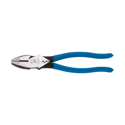 Klein Tools Pinzas de Electricista 9 Pulg Mangos Luminiscentes - Corte HD con crimpado - Conductor