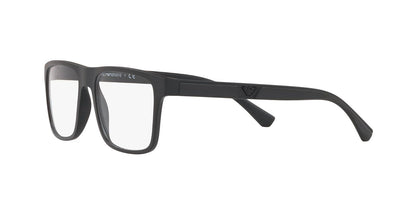 Emporio Armani Ea4115 - Marcos para anteojos graduadas para hombre con dos clips intercambiables rectangulares