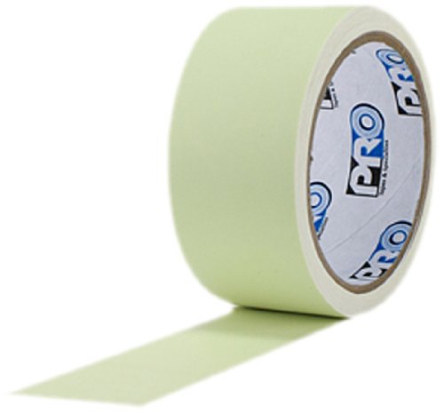 ProTapes Pro Glow - Cinta de vinilo fosforescente que brilla en la oscuridad, 18 mils de grosor, 5 yardas de largo x 1 pulgada de ancho (paquete de 1)