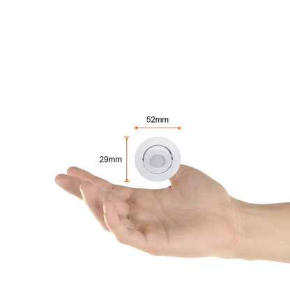 Tecnolite - Lámpara Downlight LED Empotrable Dirigible 3 W, Luz Suave Cálida, Atenuable, LED integrado