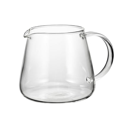 HARIO V60 VBS-60 - Servidor barista transparente de 600 ml, 1-5 tazas, apto para microondas, japonés VBS-60