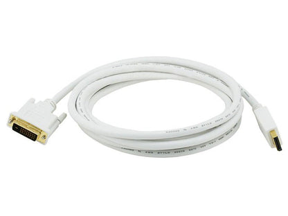 Monoprice Cable DisplayPort a DVI Blanco - 3 metros (10 pies)