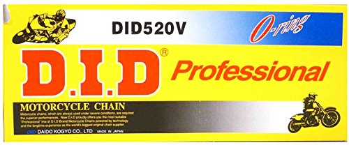 D.I.D. 520STD-128 - Cadena de Acero con eslabones, Acero, 112 Link