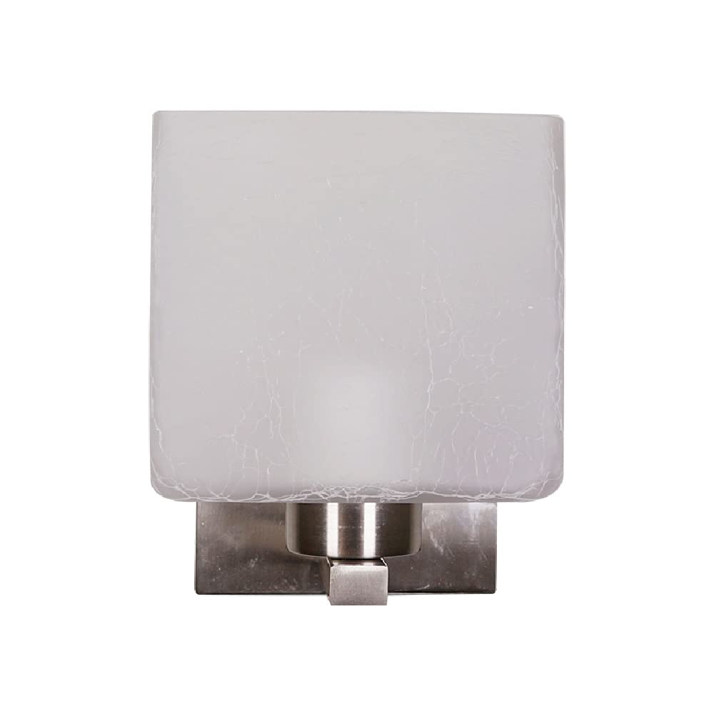 Tecnolite - Lámpara de Pared Arbotante Cristal, Potencia Máx. 60 W, 1 Base E27, Sobreponer, No incluye foco