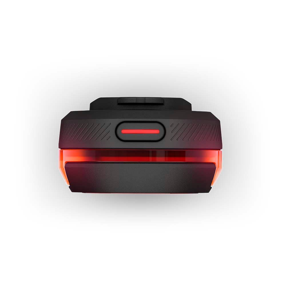 Garmin 010-02376-00 Varia RTL515, Radar retrovisor de Ciclismo con luz Trasera, alertas visuales y audibles para vehículos de hasta 153 Yardas de Distancia