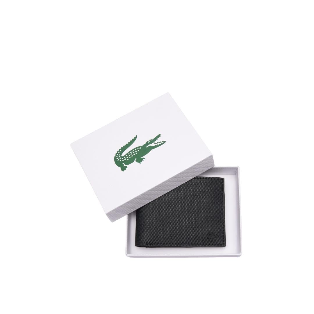 Lacoste Cartera Billfold Classic pequeña de poliuretano para hombre Billfold Material sintético Material sintético