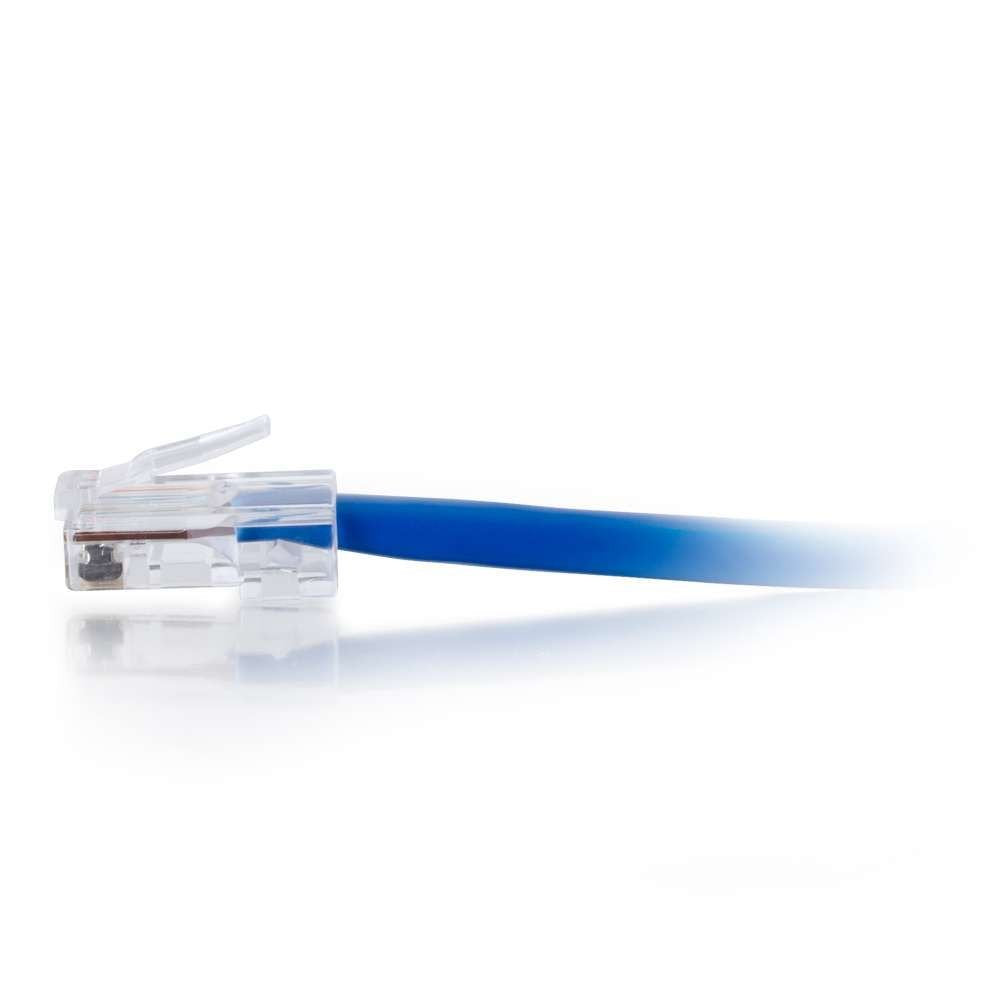 C2G / Cables to Go 04105 Cat6 Non-Booted Unshielded (UTP) Network Patch Cable, Blue (150 Feet/45.72 Meters)