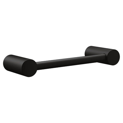 Moen YB0486BL Align - Toallero de mano para baño, color negro mate