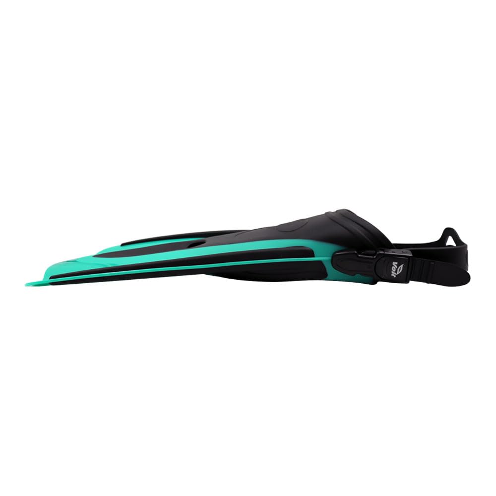 Voit Aletas de Natación Ajustables para Adulto, Color Aqua, Ideales para Entrenamiento y alberca