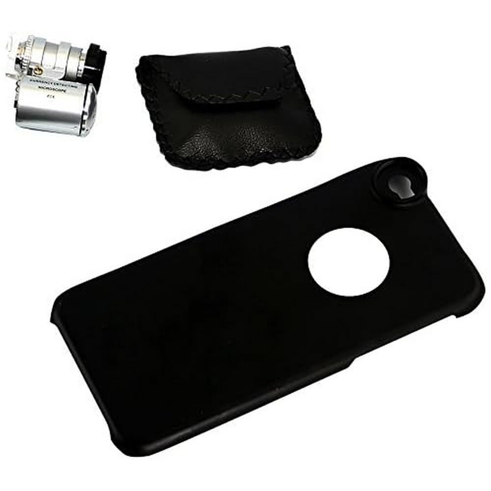 Apexel Microscopio Lupa con Luz LED y Funda para iPhone - 60X - iPhone 6