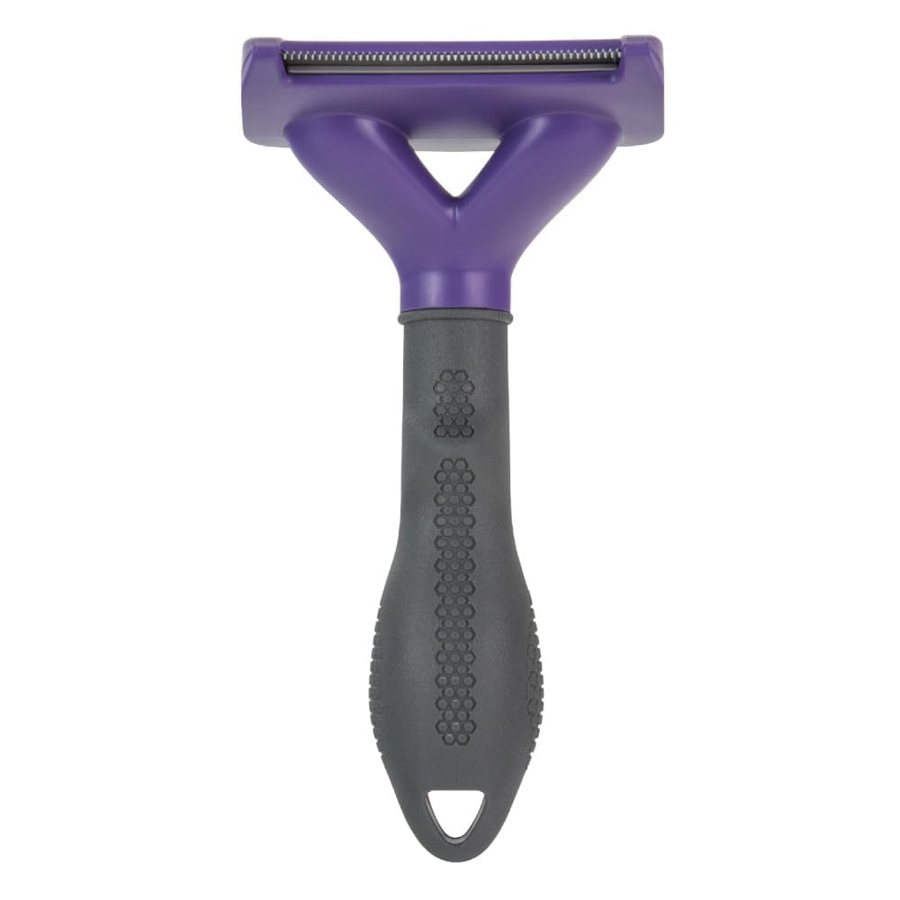 Furminator - Cepillo para Gato - Deslanador para Gato de Pelo Corto - Ideal para Gatos Medianos y Grandes - Retira el Pelo sin Dañar su Piel - Borde que se Adapta a la Morfología del Peludo