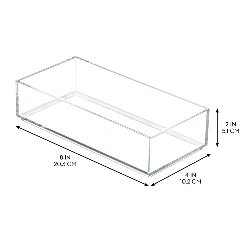 InterDesign Clarity cosméticos Make Up Organizador, 1 Compartimento, Mediano, 1 uds. por Paquete