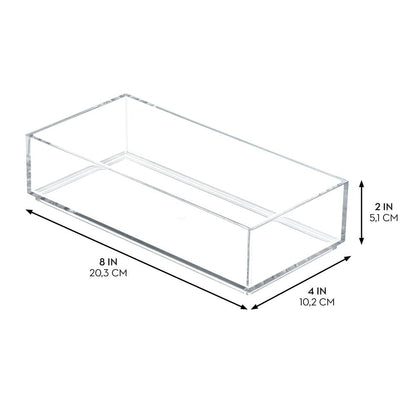 InterDesign Clarity cosméticos Make Up Organizador, 1 Compartimento, Mediano, 1 uds. por Paquete