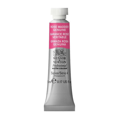 Winsor & Newton Acuarela Professional en Tubo 5 ml, Varios Colores - Tubo de 1.7 onzas - 5 ml - Rosa (Rose Madder Genuine - 587)