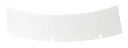 Brady Authentic (M4-90-427) Etiquetas de vinilo autolaminadas alrededor de 1.5 pulgadas de alto x 0.75 pulgadas de ancho, negro sobre blanco, transparente, 180 etiquetas Para uso con impresoras de