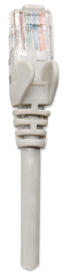 Intellinet Cat5E CB-447 - Cable Conexión de Red Ethernet, 30.0 m (100 ft), Gris (Grey)