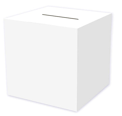 Beistle 50359 All-Purpose "Receiving-Box", 12 by 12-Inch, white