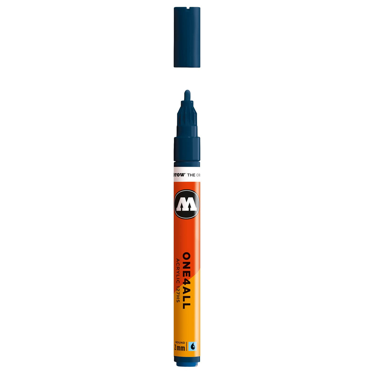 Molotow ONE4ALL Marcador Acrílico Recargable - 2 mm - Azul (Petrol)