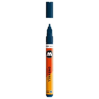 Molotow ONE4ALL Marcador Acrílico Recargable - 2 mm - Azul (Petrol)