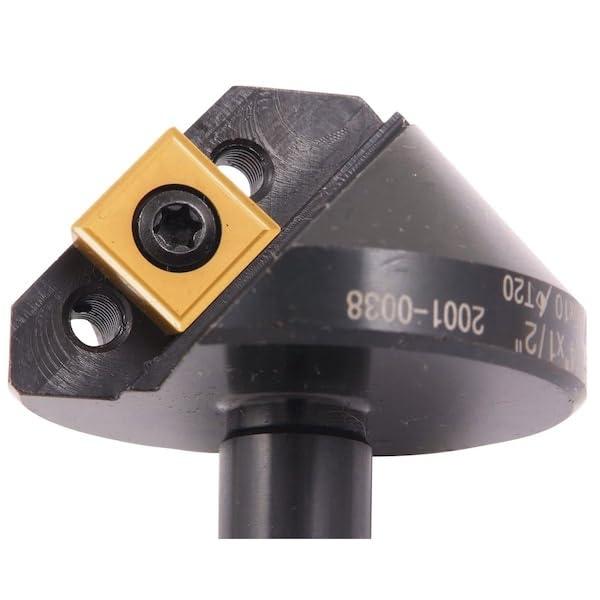 HHIP 2001-0038 Herramienta indexable para avellanar y chaflán de 1/2-1-3/4 pulgadas, 82 grados